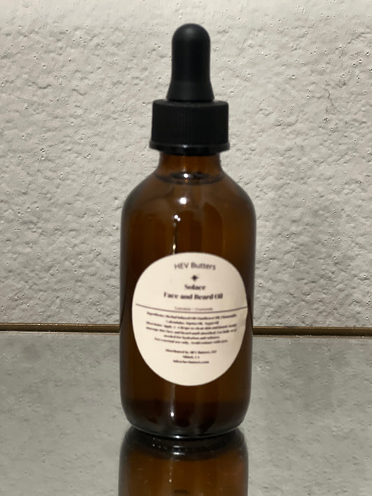 Solace Beard & Facial Oil | Chamomile & Calendula Infused